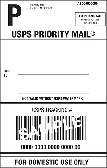 priority mail 2-dayâ„¢ legal flat rate envelope